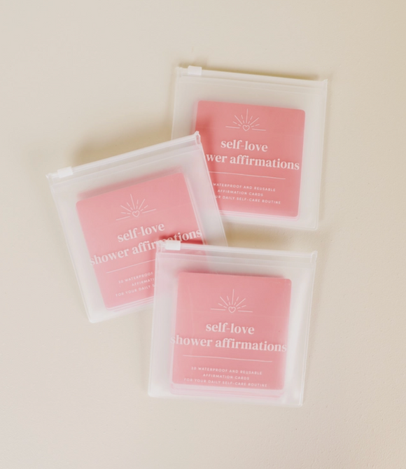 Self-Love Shower Affirmation Cards