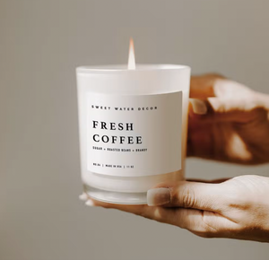 Fresh Coffee 11oz Soy Candle - Sweet Water Decor