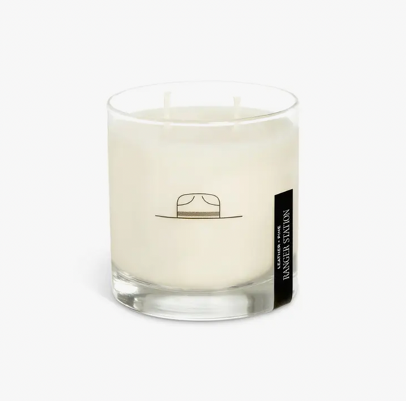 Ranger Station Leather + Pine Candle