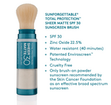 Sunforgettable Total Protection Sheer Matte SPF 30 Sunscreen Brush - Colorescience