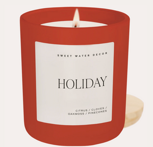 Holiday Candle - Sweet Water Decor