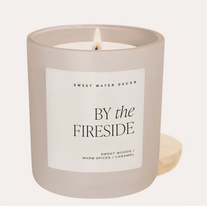By The Fireside 15oz Candle  - Sweet Water Decor