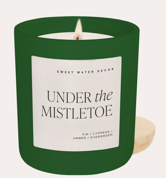 Under The Mistletoe 15oz Candle - Sweet Water Decor