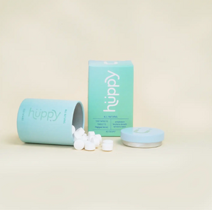 Fluoride-Free Toothpaste Tablets Peppermint - Huppy